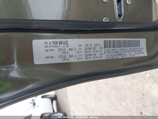 1C4PJLCB7LD568690 Jeep Cherokee Latitude Fwd