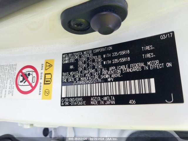 JTJYARBZ9H2072179 Lexus Nx 200t F Sport