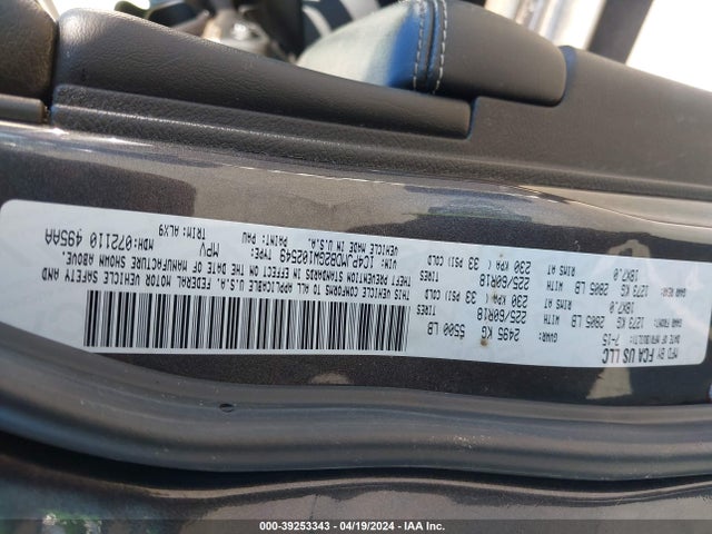Jeep Cherokee Limited 2016 1C4PJMDB2GW102549 Image 9