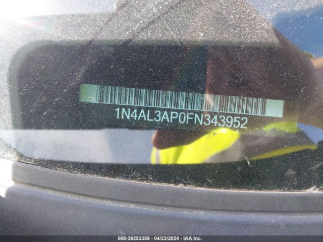 1N4AL3AP0FN343952 Nissan Altima 2.5 Sl