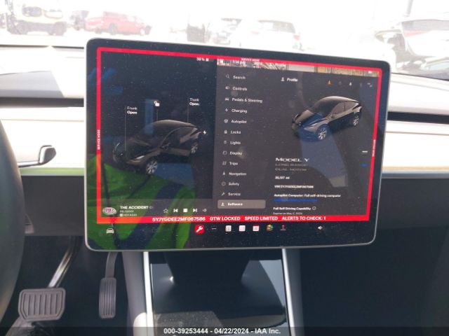 5YJYGDEE2MF067586 Tesla Model Y Long Range Dual Motor All-wheel Drive