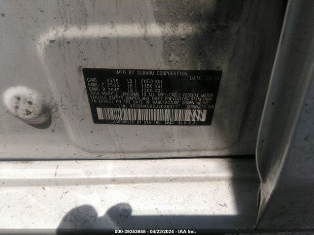 4S3BNAS62J3038377 Subaru Legacy 2.5i Sport