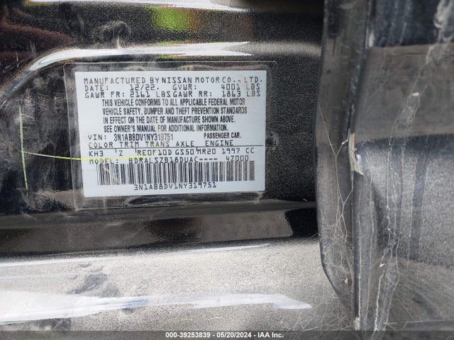 Nissan Sentra Sr Xtronic Cvt 2022 3N1AB8DV1NY319751 Image 9