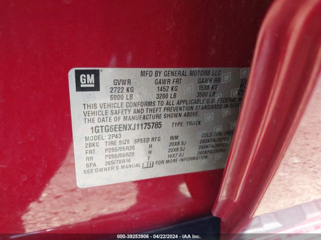 1GTG6EENXJ1175785 GMC Canyon Denali