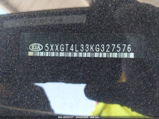 KIA Optima S 2019 5XXGT4L33KG327576 Image 9