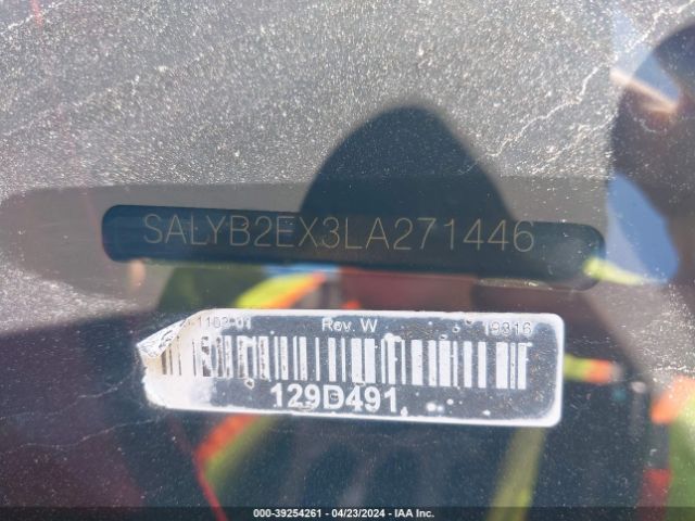 SALYB2EX3LA271446 Land Rover Range Rover Velar P250 S