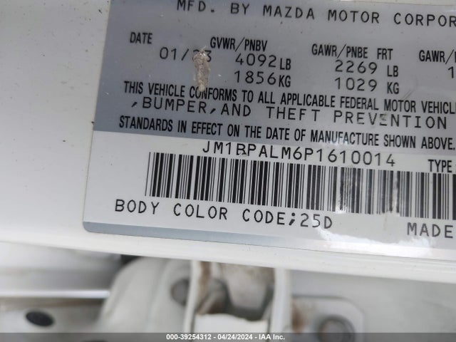 Mazda Mazda3 2.5 S Preferred 2023 JM1BPALM6P1610014 Image 9