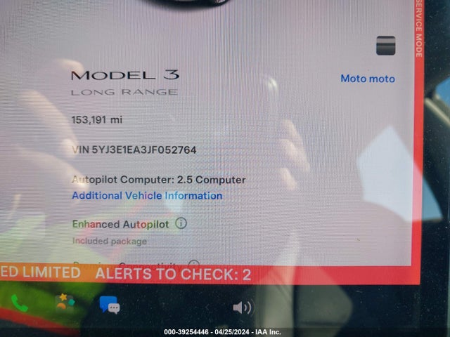 Tesla Model 3 Long Range/mid Range 2018 5YJ3E1EA3JF052764 Image 7