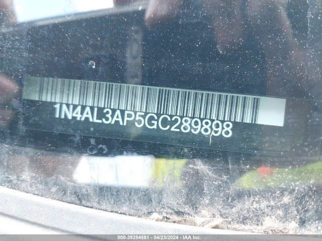 Nissan Altima 2.5 Sr 2016 1N4AL3AP5GC289898 Image 9