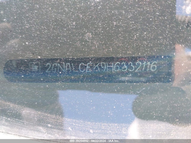 Chevrolet EQUINOX LT 2017 2GNALCEK9H6332116 Image 9