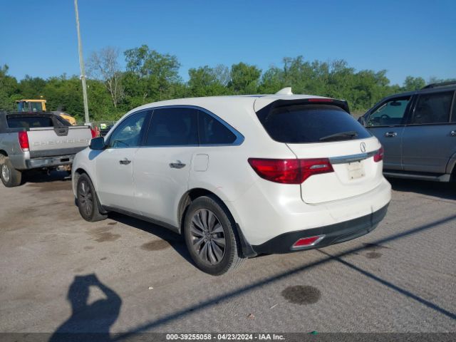 5FRYD3H44FB003024 Acura Mdx Technology Package