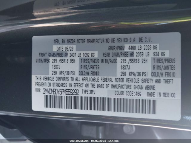 3MVDMBDY5PM559292 Mazda Cx-30 2.5 Turbo Premium