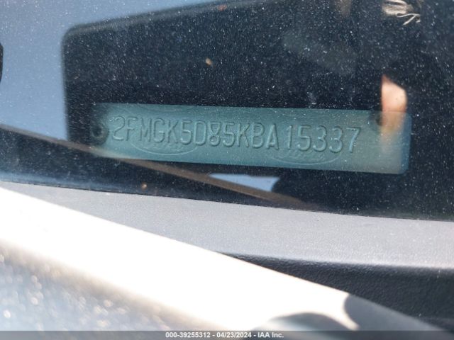 2FMGK5D85KBA15337 Ford Flex Limited