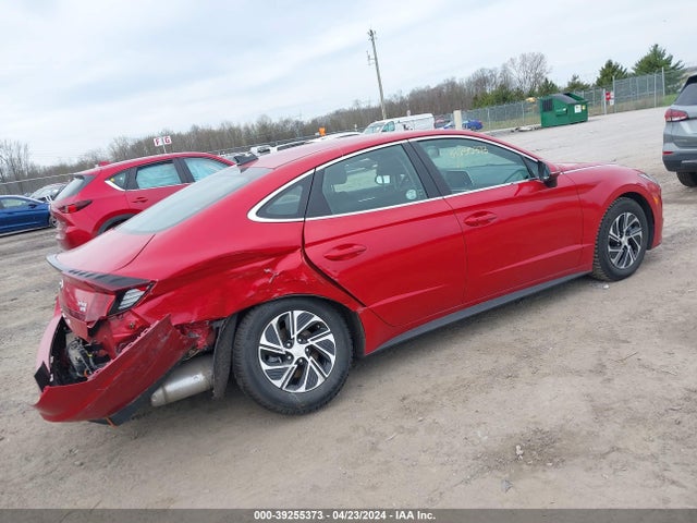 Hyundai Sonata Blue 2021 KMHL24JJ0MA020976 Image 4