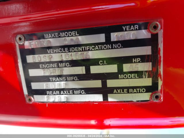 1950 FORD CUSTOM BOSP161575        Photo 8