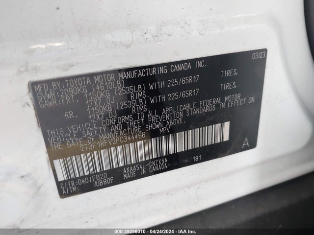 Toyota RAV4 LE 2023 2T3F1RFV2PC344466 Image 9