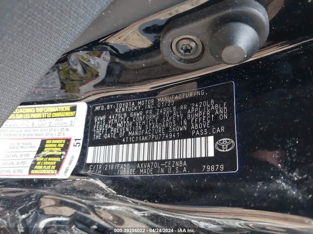Toyota CAMRY LE 2023 4T1C11AK7PU774941 Image 9