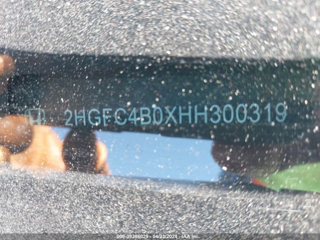 2HGFC4B0XHH300319 Honda Civic Lx-p