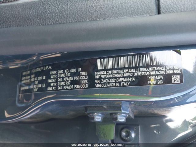 ZACNJDD13MPM94414 Jeep Renegade Limited 4x4
