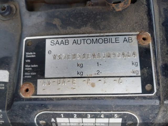 1999 SAAB 9-5 YS3ED58E4X3092464 Photo 8