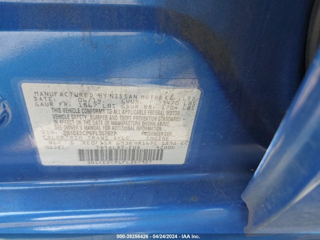 Nissan Versa Note Sv 2015 3N1CE2CP6FL357927 Image 9