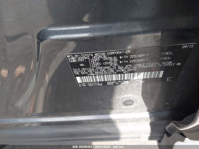 Toyota Rav4 Xle 2015 JTMWFREV0FD076174 Image 9