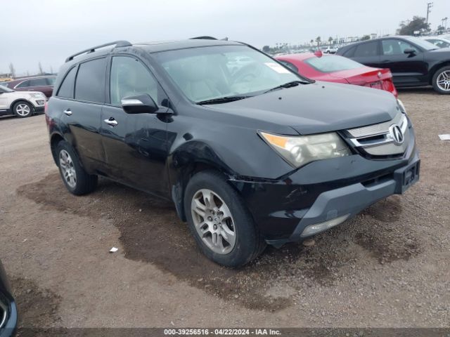 Auction sale of the 2007 Acura Mdx Technology Package, vin: 2HNYD28357H508224, lot number: 39256516