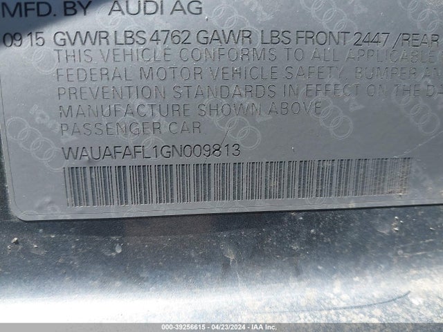 WAUAFAFL1GN009813 Audi A4 2.0t Premium