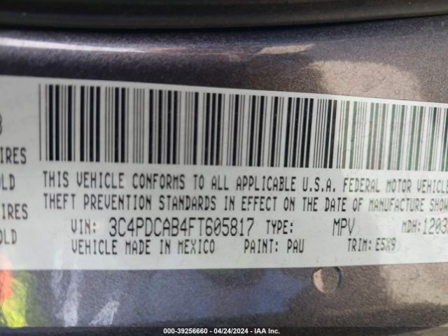 3C4PDCAB4FT605817 Dodge Journey American Value Pkg