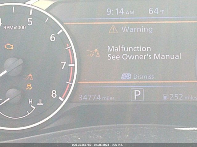 1N4BL4DWXNN356378 Nissan Altima Sv Intelligent Awd