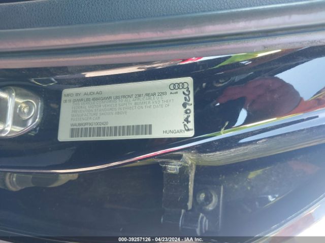 WAUB8GFF9G1002420 Audi A3 2.0t Premium
