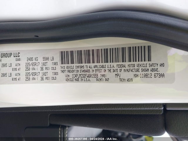 Jeep Cherokee Latitude 2015 1C4PJMCS2FW601559 Image 9