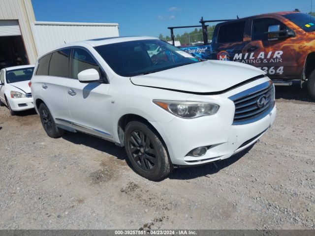 39257551 :رقم المزاد ، 5N1AL0MN3EC518378 vin ، 2014 Infiniti Qx60 مزاد بيع