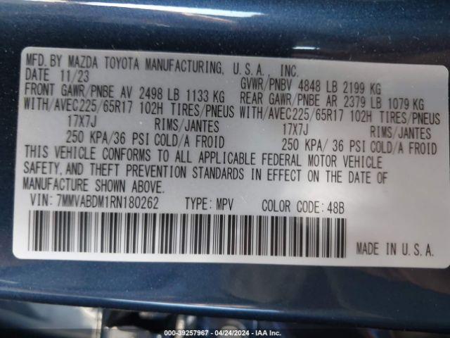 7MMVABDM1RN180262 Mazda Cx-50 2.5 S Premium