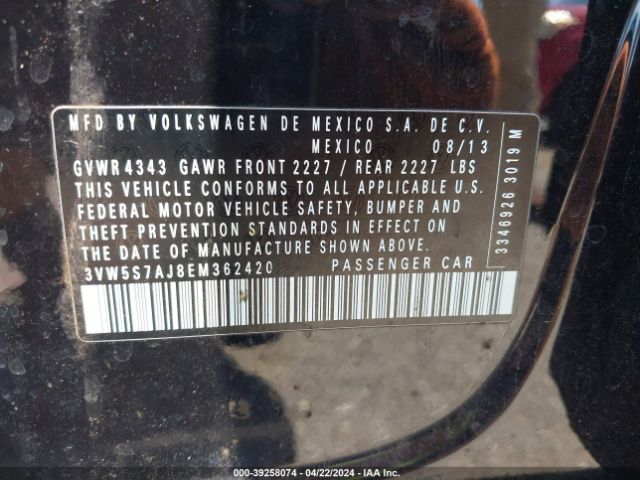 3VW5S7AJ8EM362420 Volkswagen Jetta Gli Autobahn W/nav