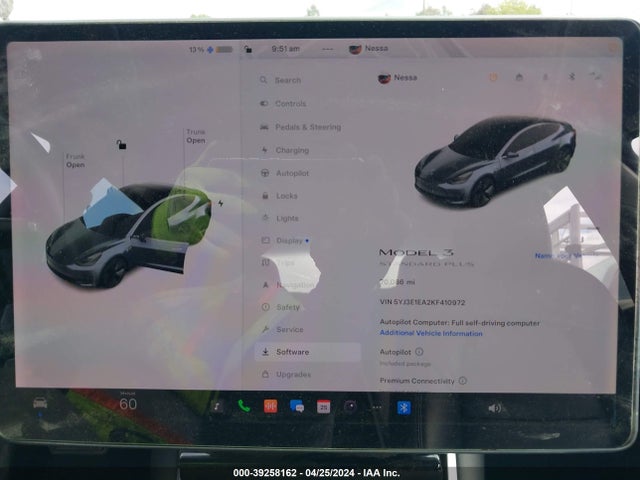 Tesla Model 3 Long Range/mid Range/standard Range/standard Range Plus 2019 5YJ3E1EA2KF410972 Image 7