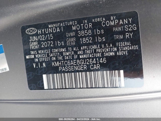 Hyundai Veloster Turbo 2016 KMHTC6AE8GU264146 Image 9