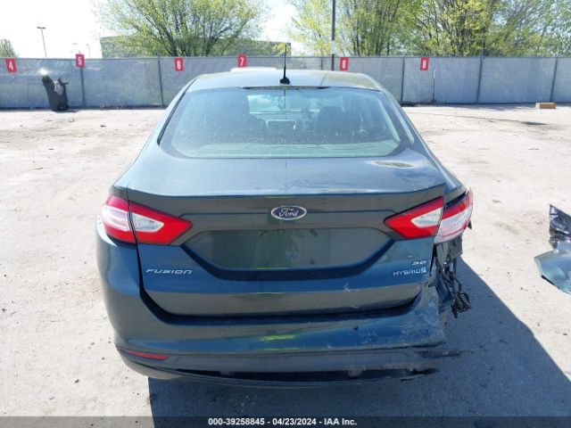 3FA6P0LUXGR126399 Ford Fusion Se Hybrid