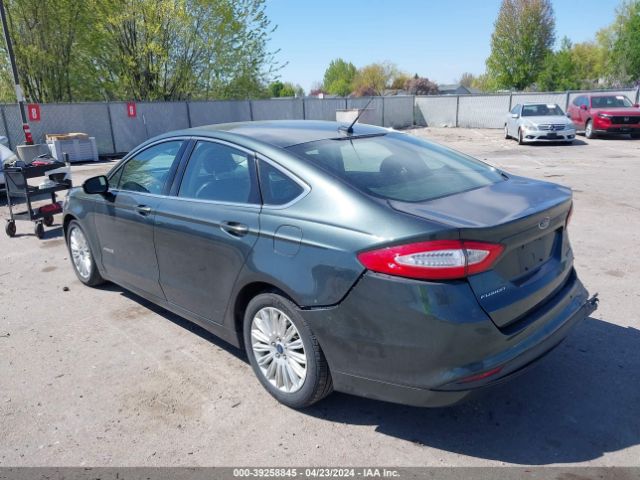 3FA6P0LUXGR126399 Ford Fusion Se Hybrid