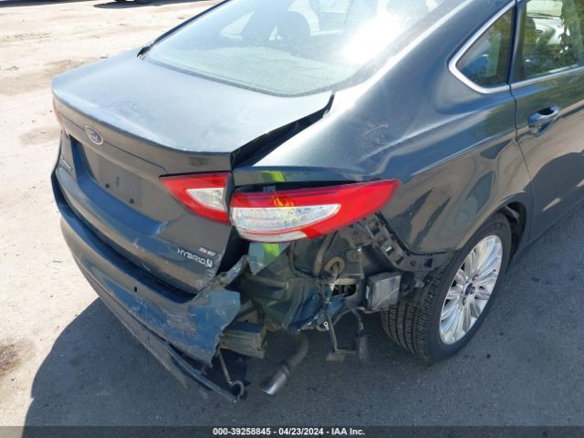 3FA6P0LUXGR126399 Ford Fusion Se Hybrid