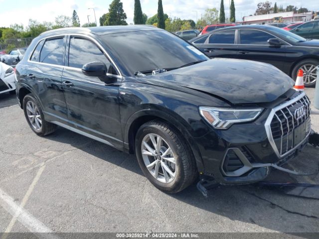 Продаж на аукціоні авто 2022 Audi Q3 Premium Plus 45 Tfsi S Line Quattro Tiptronic, vin: WA1EECF32N1026668, номер лоту: 39259214