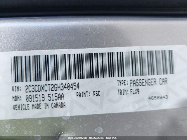 2C3CDXCT2GH340454 Dodge Charger Road/track