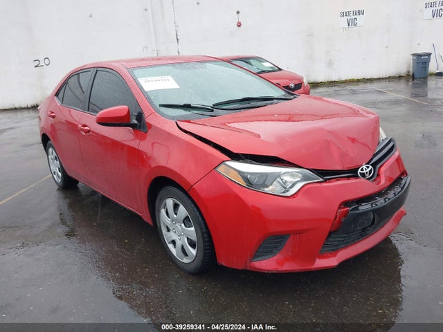Toyota COROLLA LE 2014 5YFBURHE0EP140418 Image 1