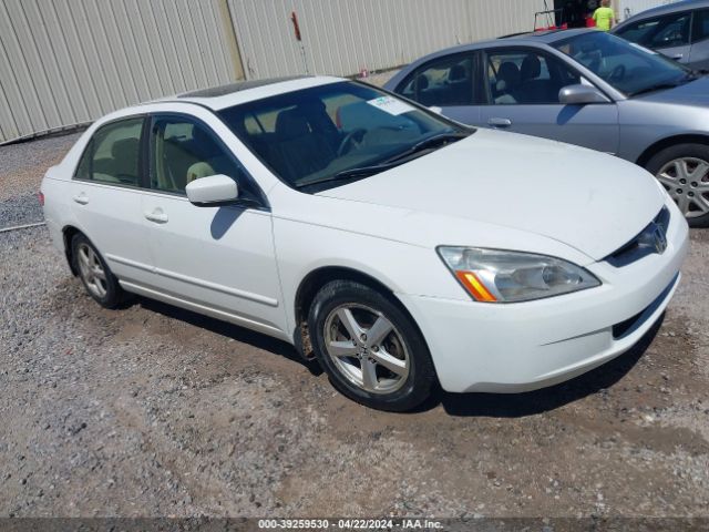 Auction sale of the 2004 Honda Accord 2.4 Ex, vin: 1HGCM55664A102125, lot number: 39259530