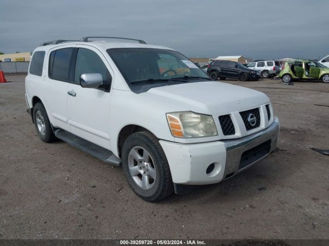 Auction sale of the 2004 Nissan Pathfinder Armada Se, vin: 5N1AA08A84N737076, lot number: 39259720
