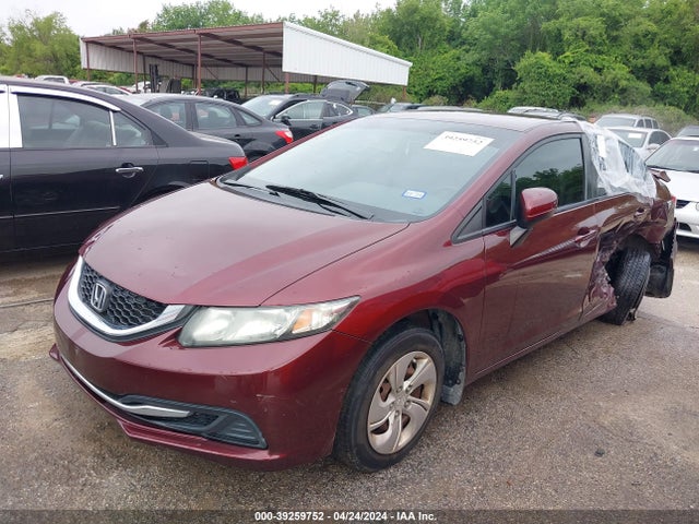 Honda Civic Lx 2014 19XFB2F51EE080569 Image 2