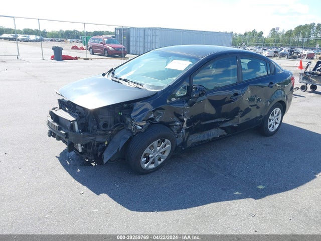 KIA RIO LX 2014 KNADM4A32E6361169 Image 2