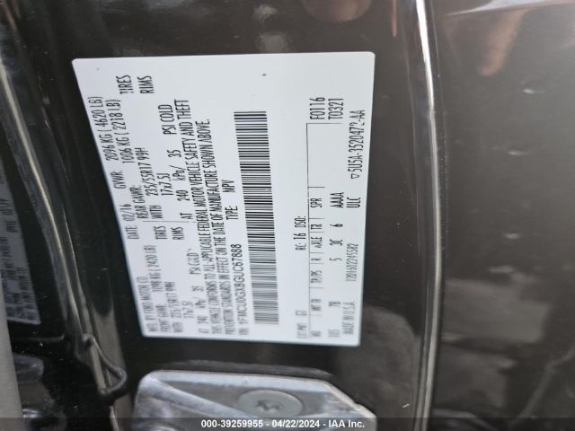 1FMCU0GX8GUC67888 Ford Escape