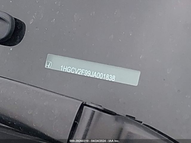 1HGCV2F99JA001838 Honda Accord Touring 2.0t