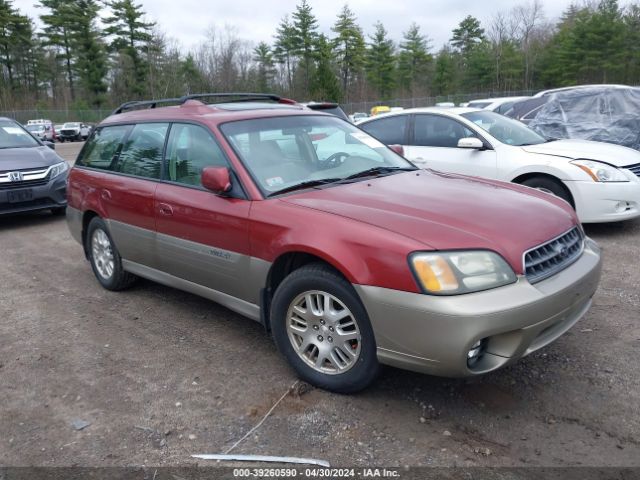 Auction sale of the 2004 Subaru Outback Limited, vin: 4S3BH686747640457, lot number: 39260590